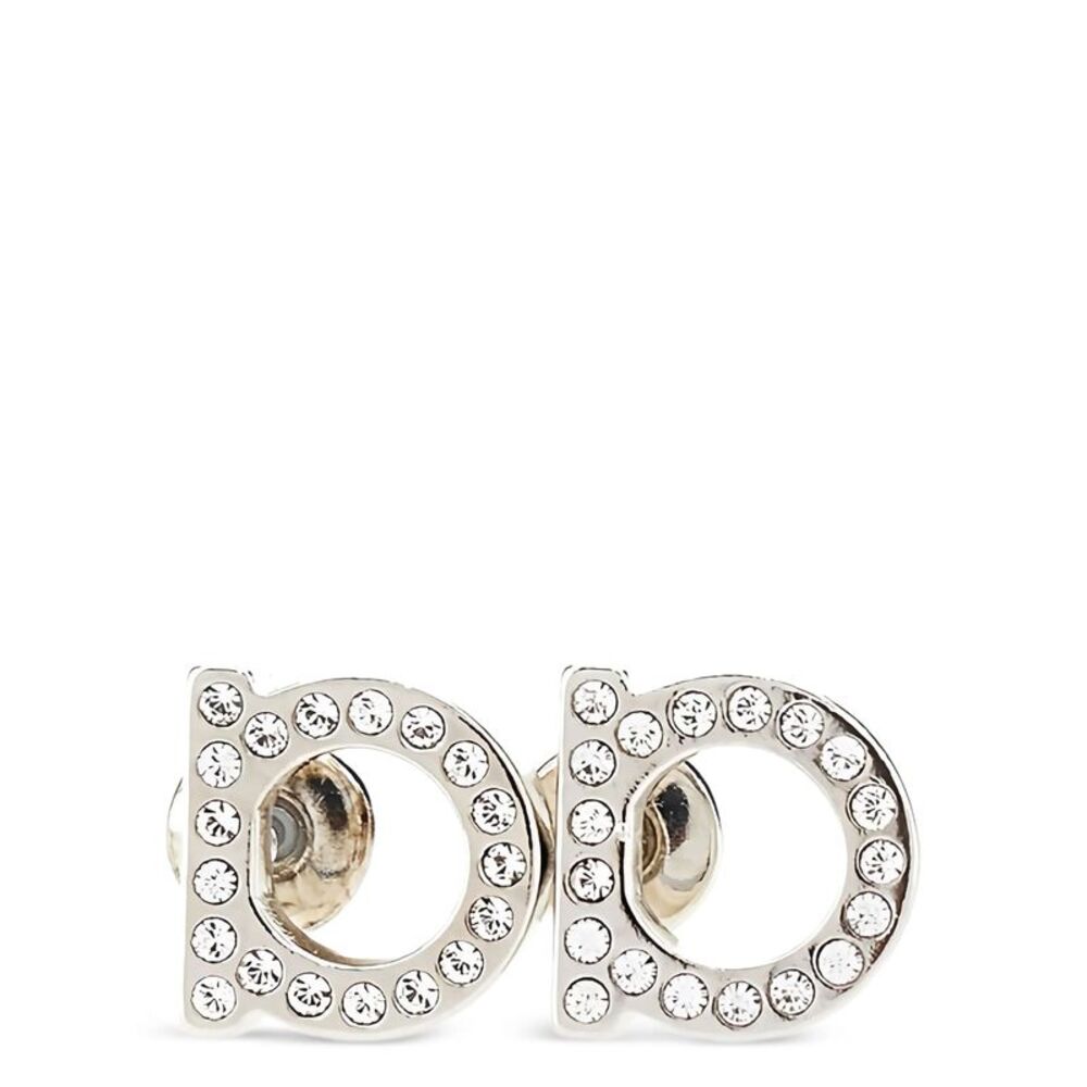 Ferragamo Silver Brass Women's Earrings